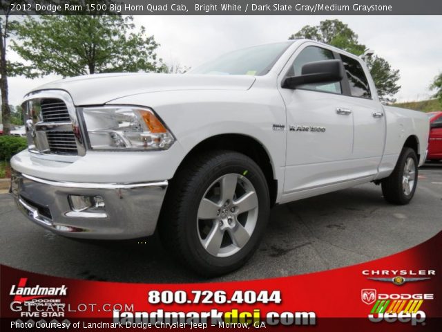 2012 Dodge Ram 1500 Big Horn Quad Cab in Bright White