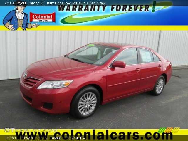 2010 Toyota Camry LE in Barcelona Red Metallic