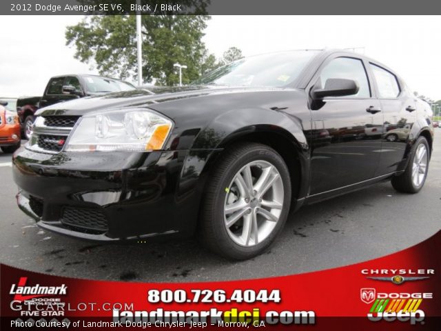 2012 Dodge Avenger SE V6 in Black