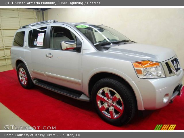 2011 Nissan Armada Platinum in Silver Lightning