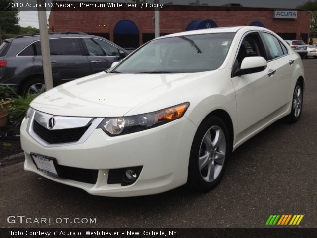 2010 Acura TSX Sedan in Premium White Pearl