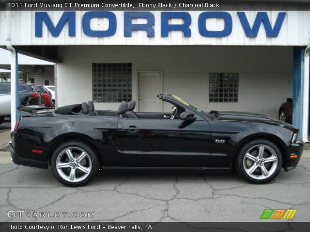 2011 Ford Mustang GT Premium Convertible in Ebony Black