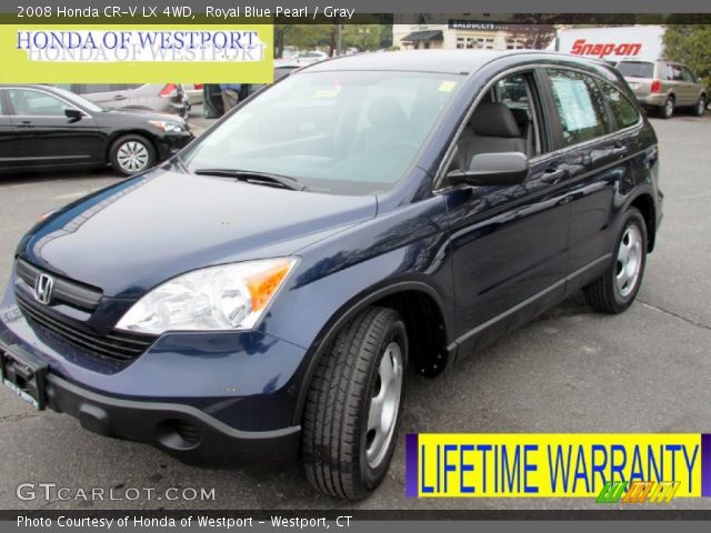 2008 Honda CR-V LX 4WD in Royal Blue Pearl