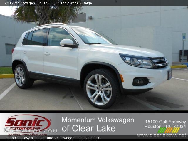 2012 Volkswagen Tiguan SEL in Candy White