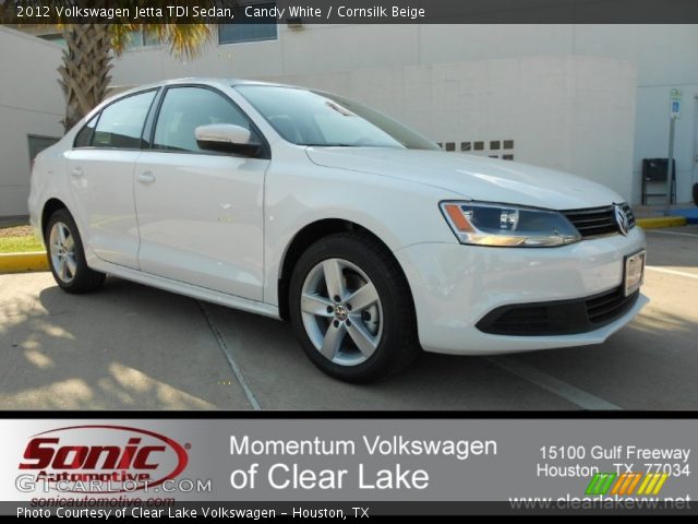 2012 Volkswagen Jetta TDI Sedan in Candy White