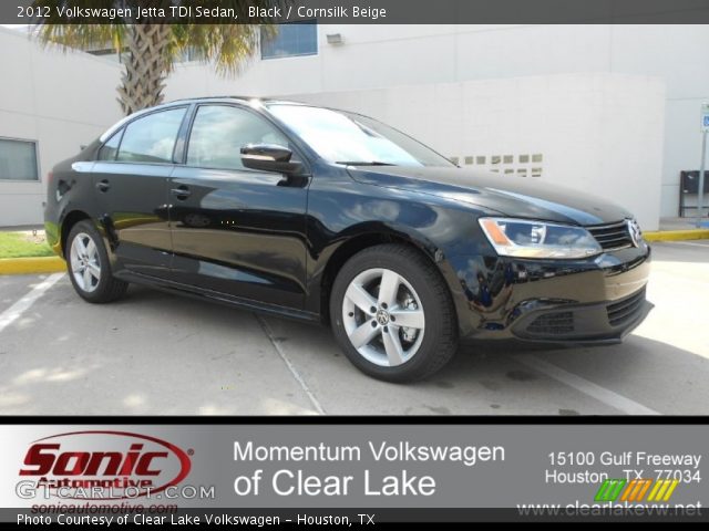 2012 Volkswagen Jetta TDI Sedan in Black