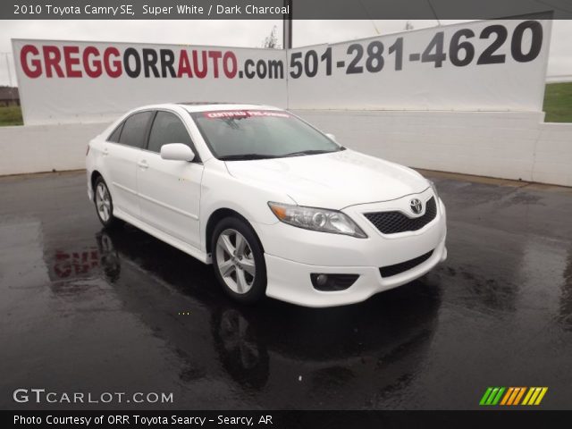 2010 Toyota Camry SE in Super White