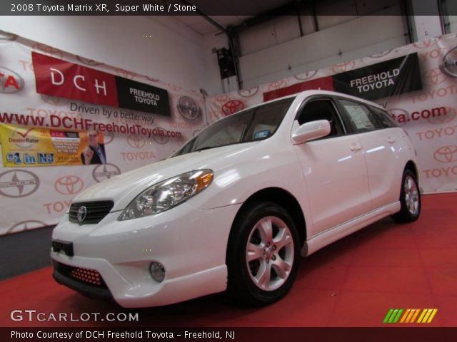 2008 Toyota Matrix XR in Super White
