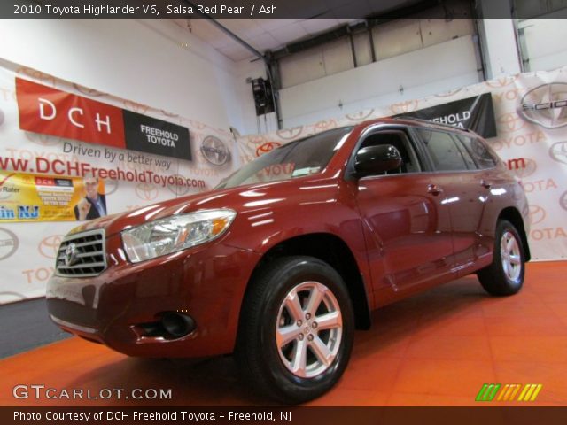 2010 Toyota Highlander V6 in Salsa Red Pearl