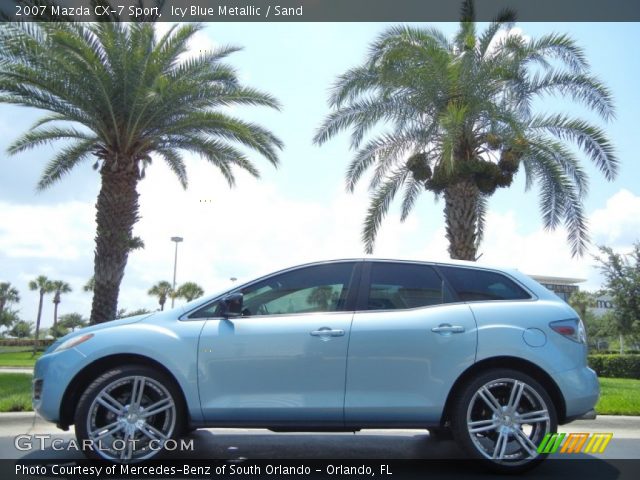 2007 Mazda CX-7 Sport in Icy Blue Metallic