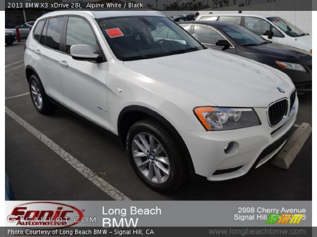 2013 BMW X3 xDrive 28i in Alpine White