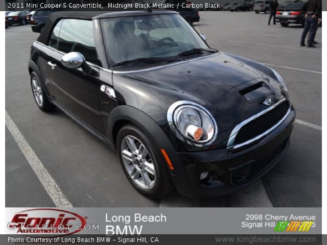 2011 Mini Cooper S Convertible in Midnight Black Metallic