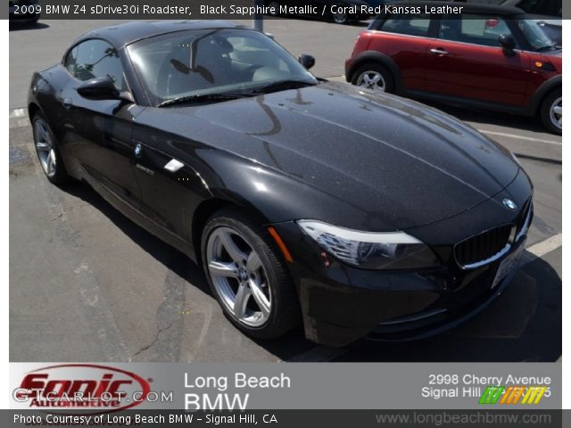 2009 BMW Z4 sDrive30i Roadster in Black Sapphire Metallic