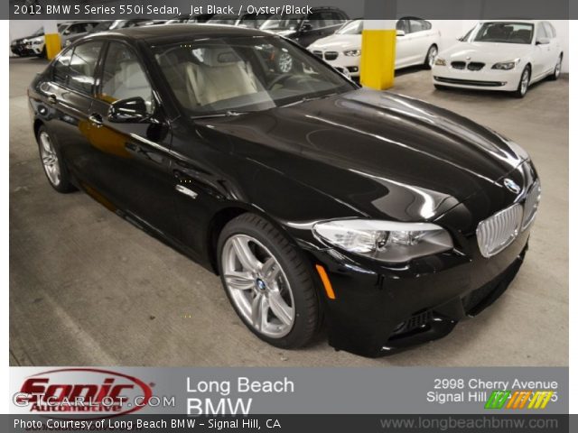 2012 BMW 5 Series 550i Sedan in Jet Black