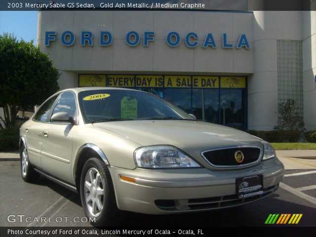 2003 Mercury Sable GS Sedan in Gold Ash Metallic