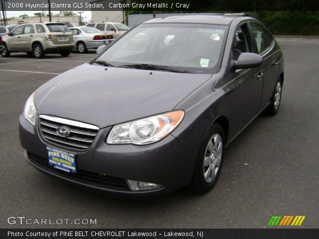 2008 Hyundai Elantra GLS Sedan in Carbon Gray Metallic