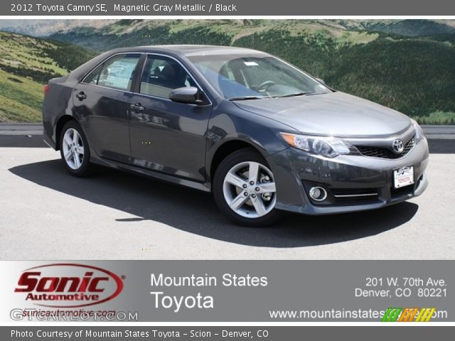 2012 Toyota Camry SE in Magnetic Gray Metallic