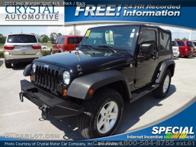 2011 Jeep Wrangler Sport 4x4 in Black