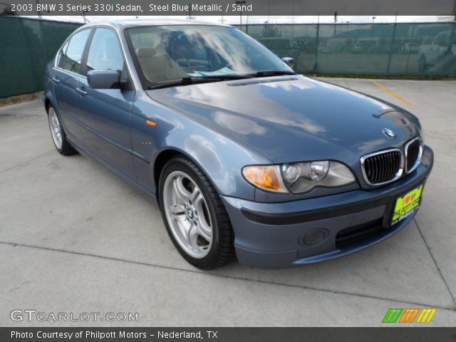 2003 BMW 3 Series 330i Sedan in Steel Blue Metallic