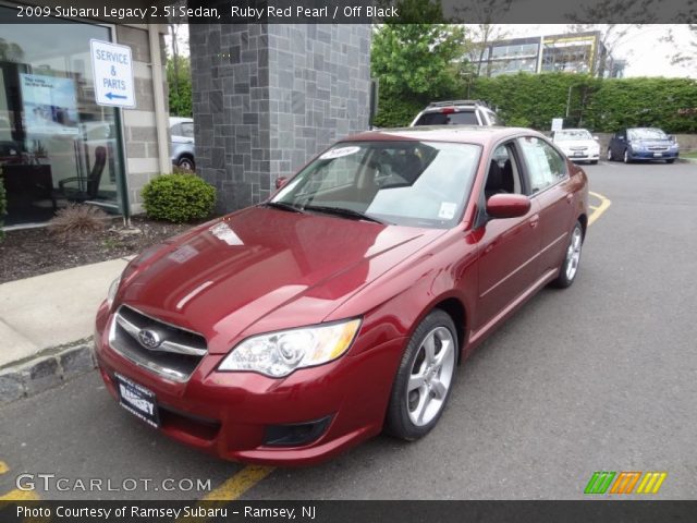 2009 Subaru Legacy 2.5i Sedan in Ruby Red Pearl