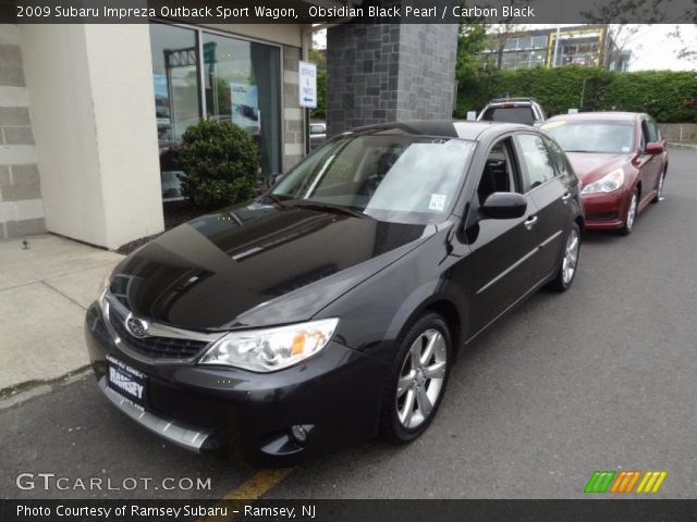 2009 Subaru Impreza Outback Sport Wagon in Obsidian Black Pearl