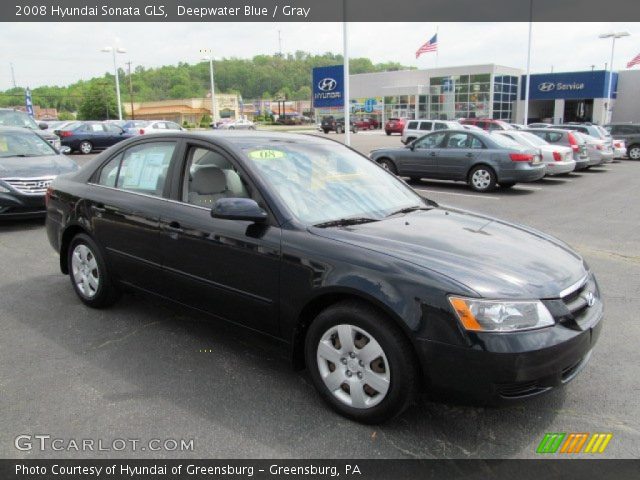 2008 Hyundai Sonata GLS in Deepwater Blue