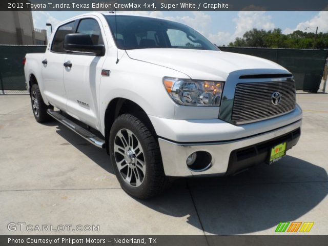 2012 Toyota Tundra Texas Edition CrewMax 4x4 in Super White