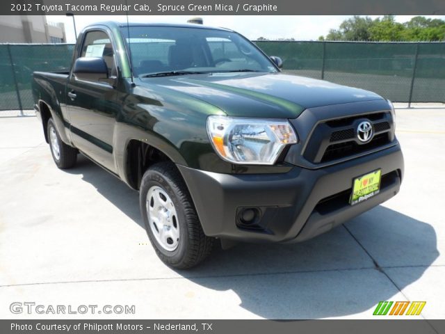 2012 Toyota Tacoma Regular Cab in Spruce Green Mica