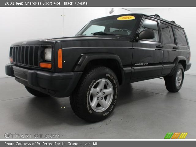 2001 Jeep Cherokee Sport 4x4 in Black