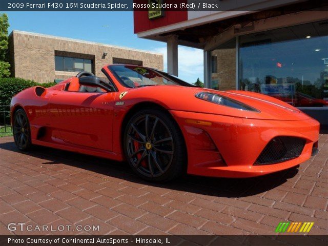 2009 Ferrari F430 16M Scuderia Spider in Rosso Scuderia (Red)