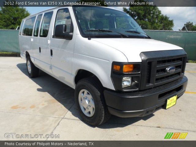 2012 Ford E Series Van E350 XL Extended Passenger in Oxford White