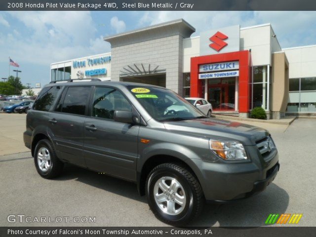 2008 Honda Pilot Value Package 4WD in Steel Blue Metallic
