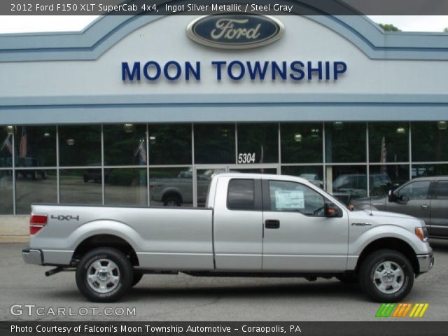 2012 Ford F150 XLT SuperCab 4x4 in Ingot Silver Metallic