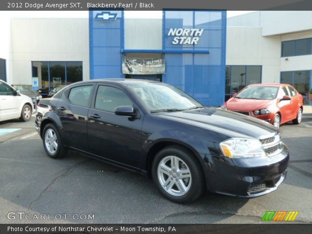 2012 Dodge Avenger SXT in Blackberry Pearl