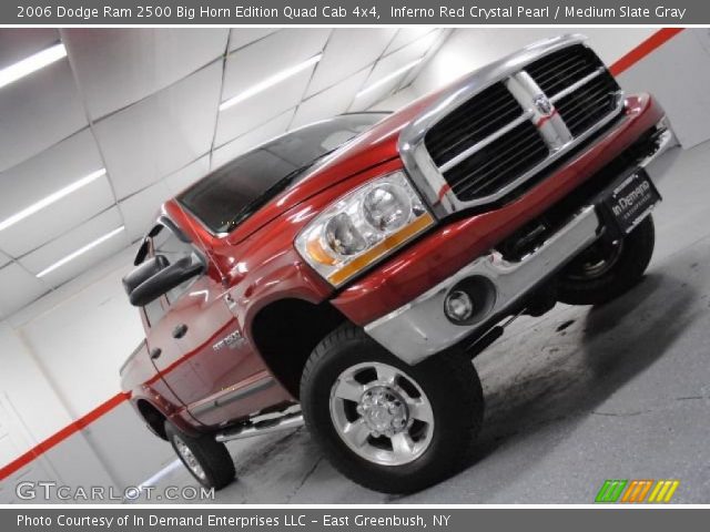 2006 Dodge Ram 2500 Big Horn Edition Quad Cab 4x4 in Inferno Red Crystal Pearl
