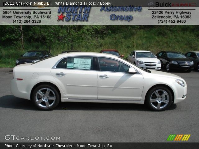 2012 Chevrolet Malibu LT in White Diamond Tricoat