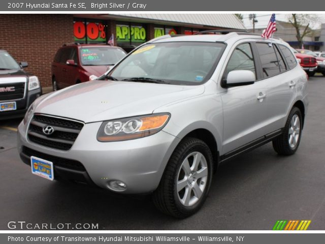2007 Hyundai Santa Fe SE in Bright Silver