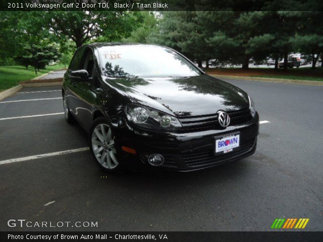 2011 Volkswagen Golf 2 Door TDI in Black