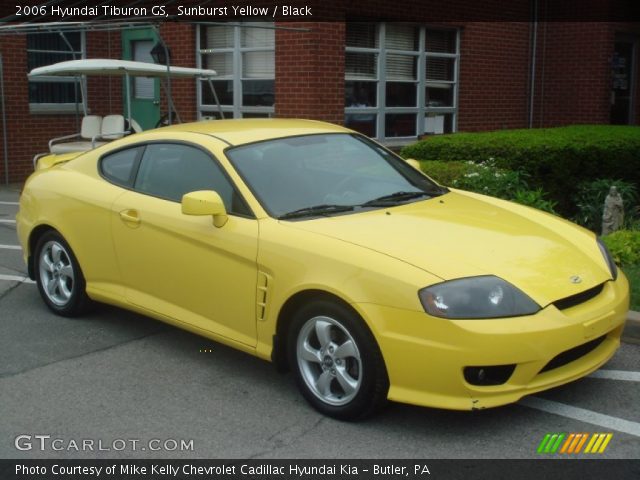 2006 Hyundai Tiburon GS in Sunburst Yellow