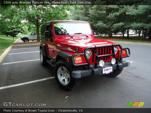 2006 Jeep Wrangler Rubicon 4x4 in Flame Red
