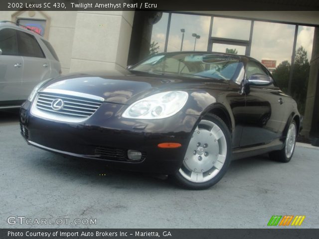 2002 Lexus SC 430 in Twilight Amethyst Pearl