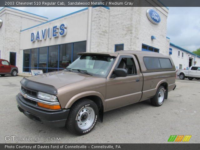 2003 Chevrolet S10 Regular Cab in Sandalwood Metallic