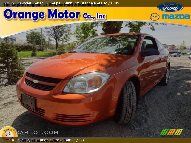 2006 Chevrolet Cobalt LS Coupe in Sunburst Orange Metallic