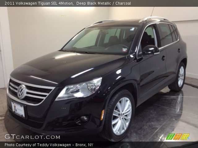 2011 Volkswagen Tiguan SEL 4Motion in Deep Black Metallic