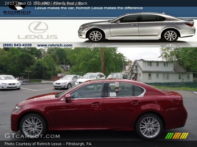 2013 Lexus GS 350 AWD in Riviera Red