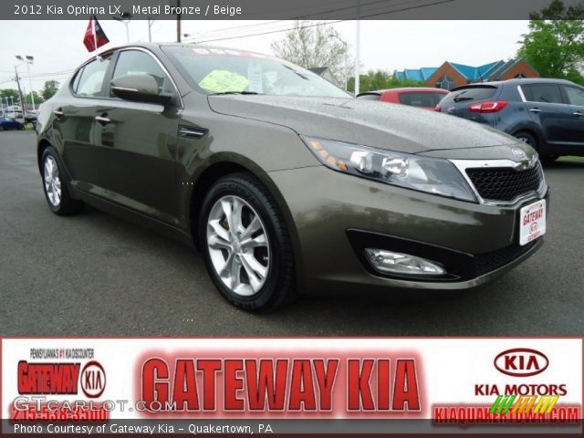 2012 Kia Optima LX in Metal Bronze
