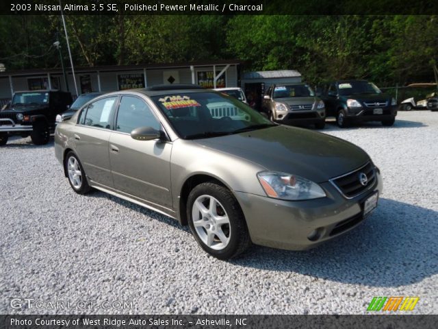 2003 Nissan Altima 3.5 SE in Polished Pewter Metallic