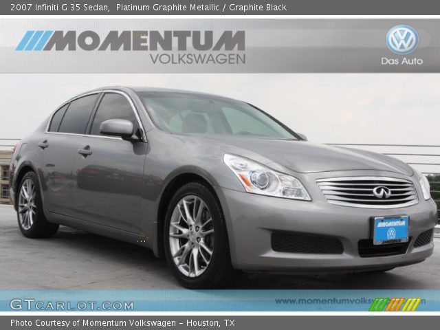 2007 Infiniti G 35 Sedan in Platinum Graphite Metallic