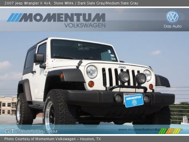 2007 Jeep Wrangler X 4x4 in Stone White