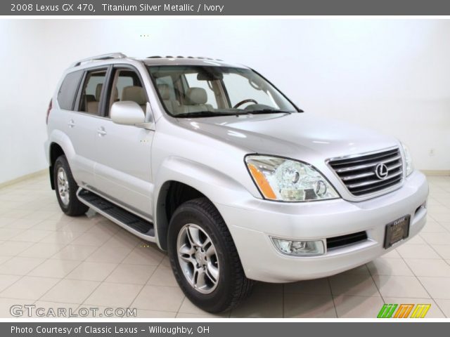 2008 Lexus GX 470 in Titanium Silver Metallic